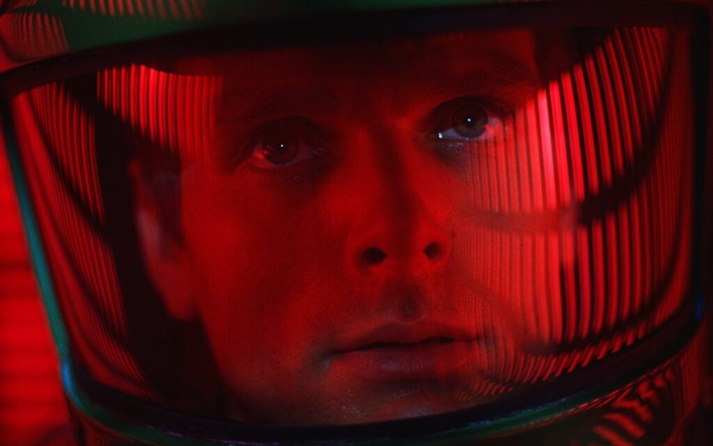 Keir Dullea in a still from 2001: A Space Odyssey