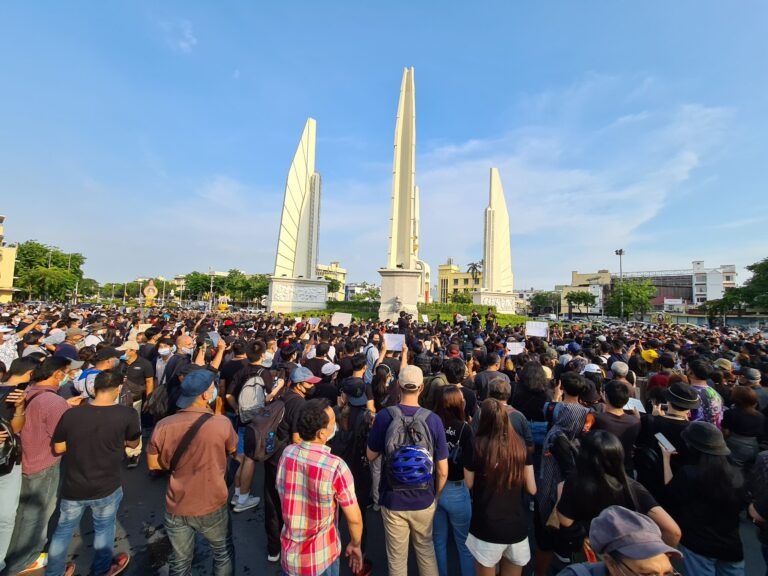 Thousands Of Thais Protested Against The Government