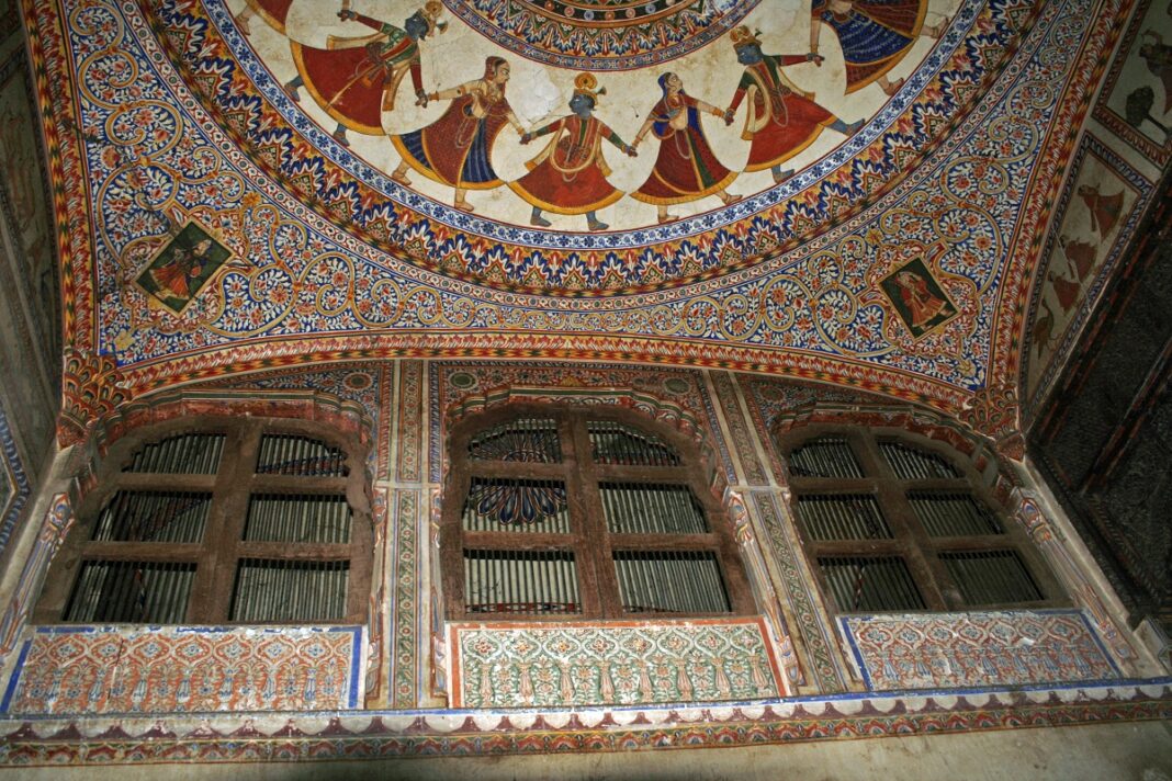 Frescoes in a Haveli
