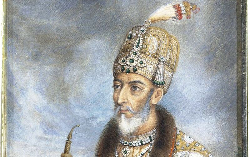 The last Mughal emperor, Bahadur Shah Zafar