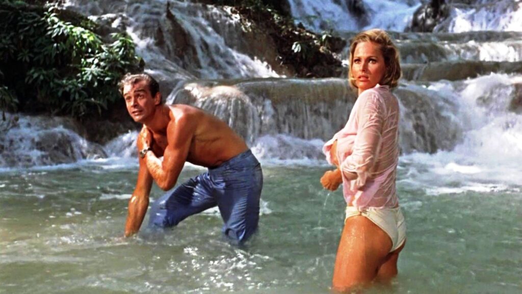 Sean Connery and Ursula Andress in a still from Dr. No / Photo Credit: IMDb