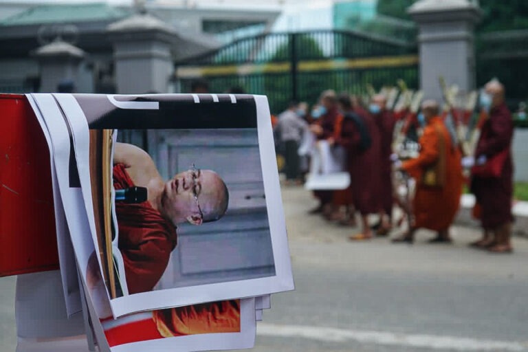 Ashin Wirathu Surrenders Five Days Before Presidential Election
