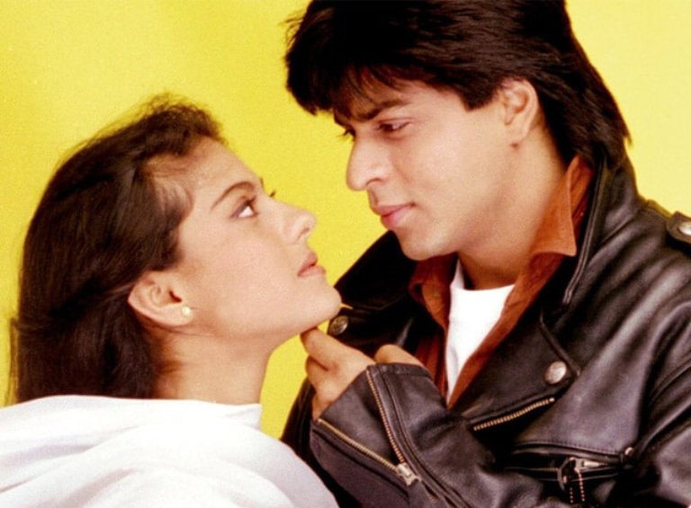 Kajol and Shah Rukh Khan in a still from Dilwale Dulhania Le Jayenge