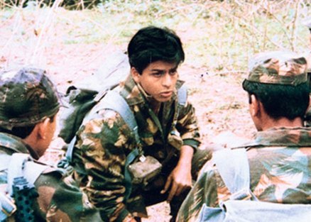 Shah Rukh Khan in the television series Fauji