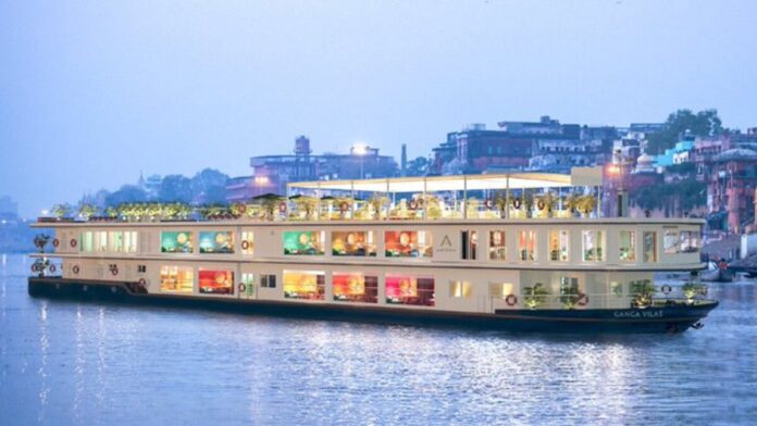 MV Ganga Vilas Cruise Modi