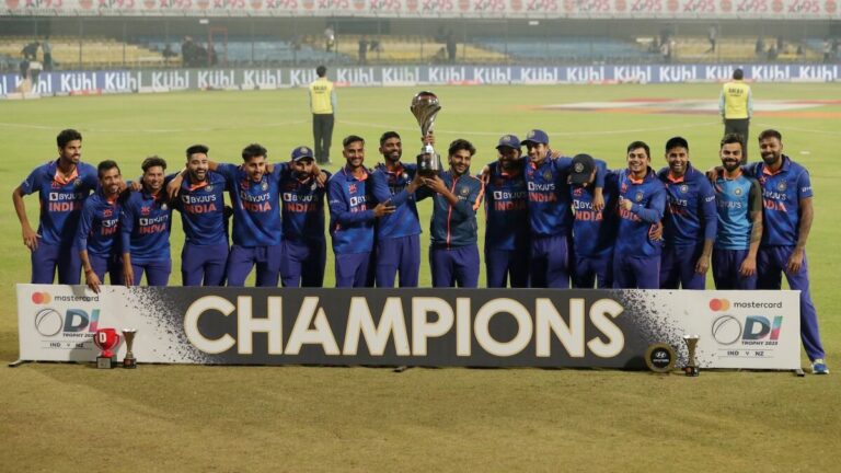 India Claim Top Spot in ODI Rankings with 90-run Win over New Zealand