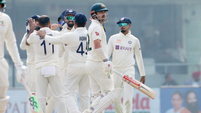 India vs Australia 2nd Test: Aussies Post 263 before India Fend Off 9-overs
