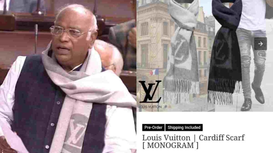 Kharge Congress LV Scarf