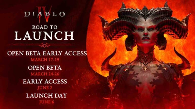 Diablo 4 Release Announced for June 6, Beta Versions Available from March