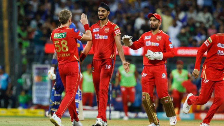 Curran and Arshdeep Power Punjab Kings to 13-Run Win over Mumbai Indians