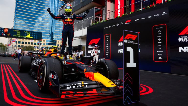 Sergio Perez Outplays Red Bull Teammate Max Verstappen for Azerbaijan Grand Prix Win