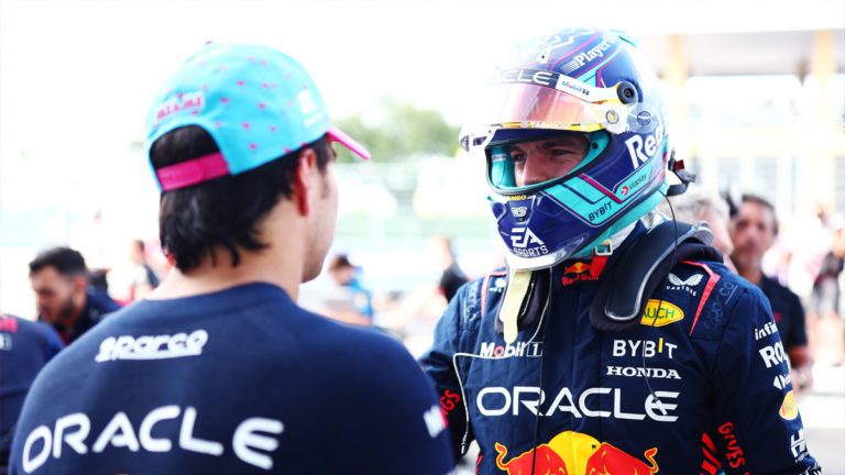 Sergio Perez Debunks Notion of Max Verstappen as a Bad Loser, Praises Sportsmanship