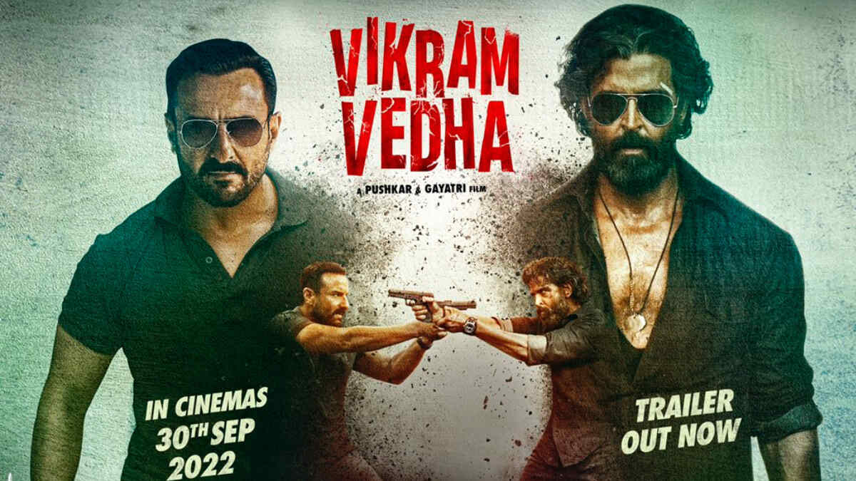 Vikram Vedha: Hrithik Roshan Initiates the Countdown for Film's ...