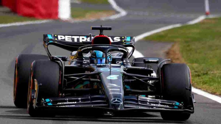 Russell Criticizes “Borderline” Defending by Leclerc at British Grand Prix