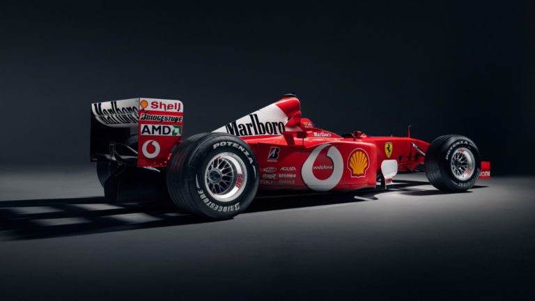 Michael Schumacher’s Legendary Ferrari F2001b Poised to Command £6 Million at Auction