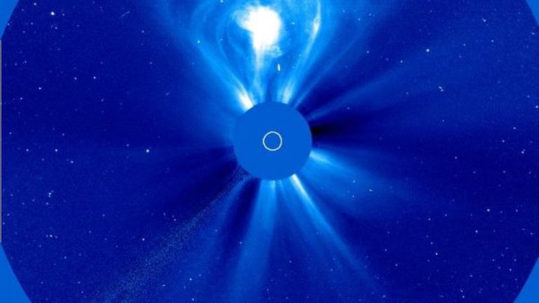 Earth, Moon, and Mars Simultaneously Detect CME, Shedding Light on Space Radiation Hazards