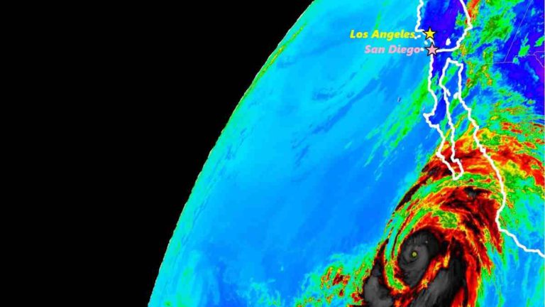 Tropical Depression off Pacific Coast Becomes Category 4 Hurricane Hilary