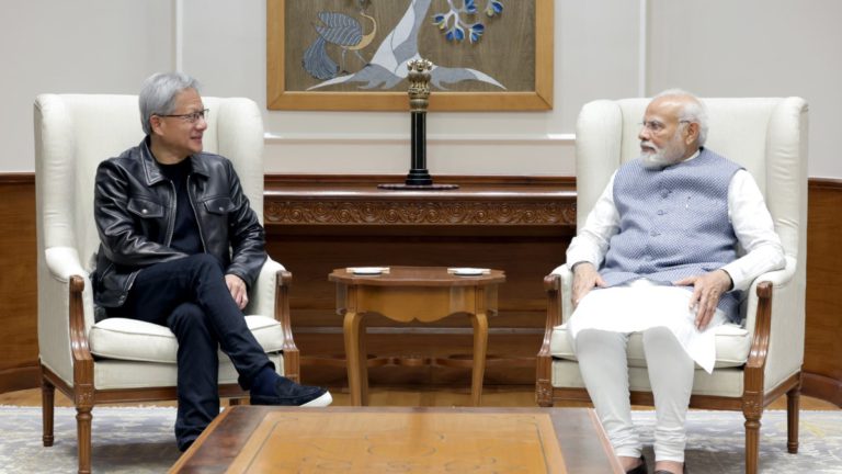 NVIDIA CEO Meets Indian Prime Minister Modi; Explores AI Opportunities and Manufacturing Facilities