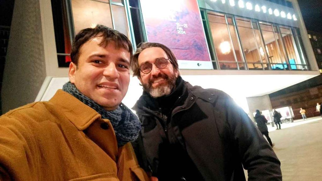 With Stefano Francia di Celle, Berlinale 2024
