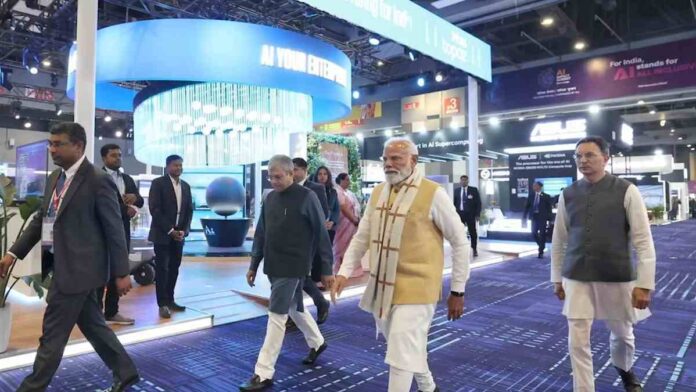 Prime Minister Narendra Modi inaugurates the India AI Impact Expo 2026